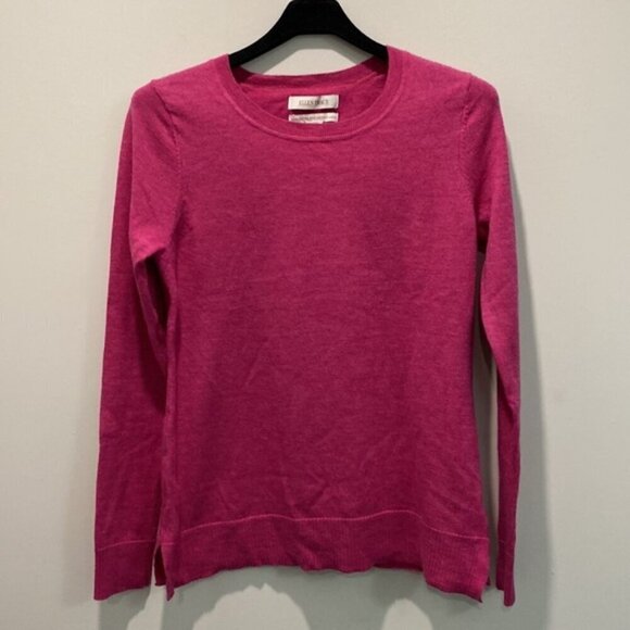 Ellen Tracy Pink Merino Wool Sweater Medium fit - Picture 10 of 13